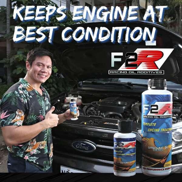 F2R Racing Oil Additives 250mL for car with four wheels
