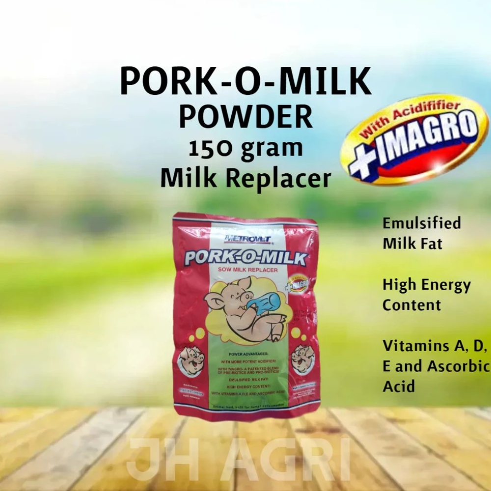 Pork-O-Milk Powder Sow Milk Replacer 150g (1 Pack)