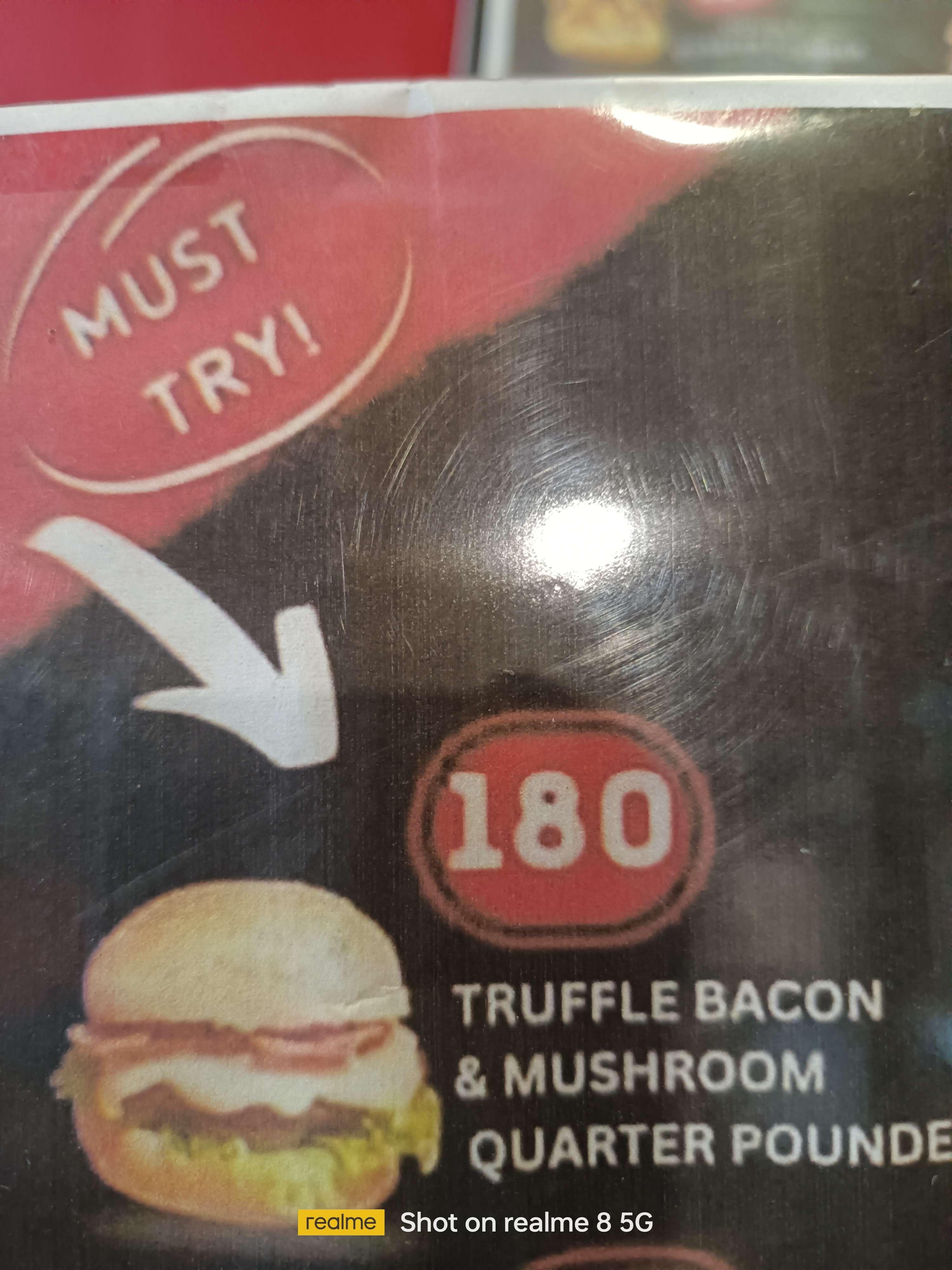 Truffle Bacon & Mushroom Quarter Pound