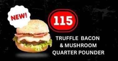 Truffle Bacon & Mushroom Quarter Pounder