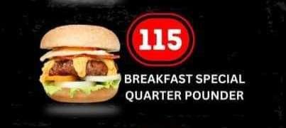 Breakfast Special Quarter Pounder