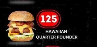 Hawaiian quarter Pounder