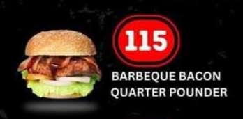Barbeque bacon Quarter Pounder