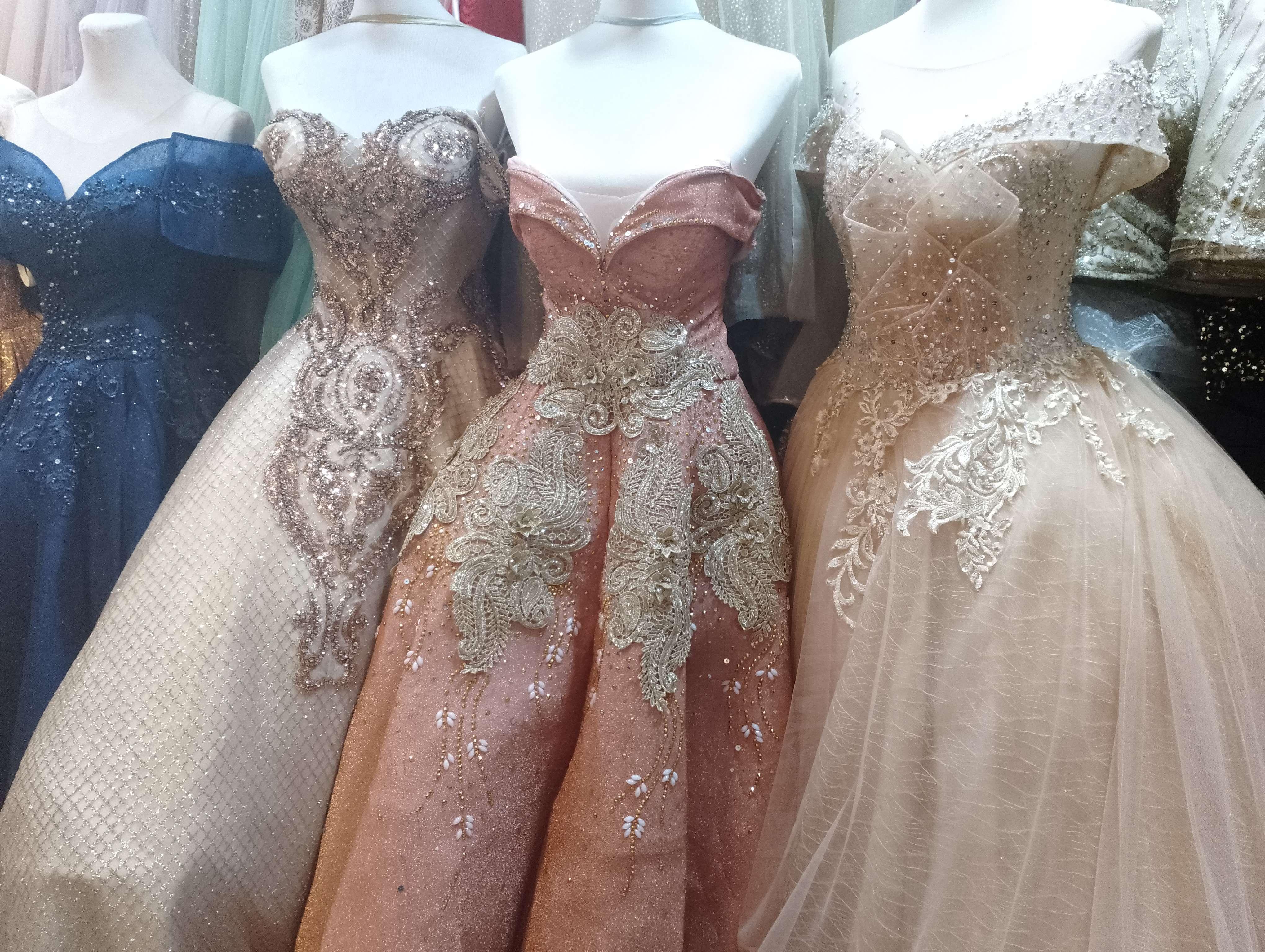 Rosegold ball gown