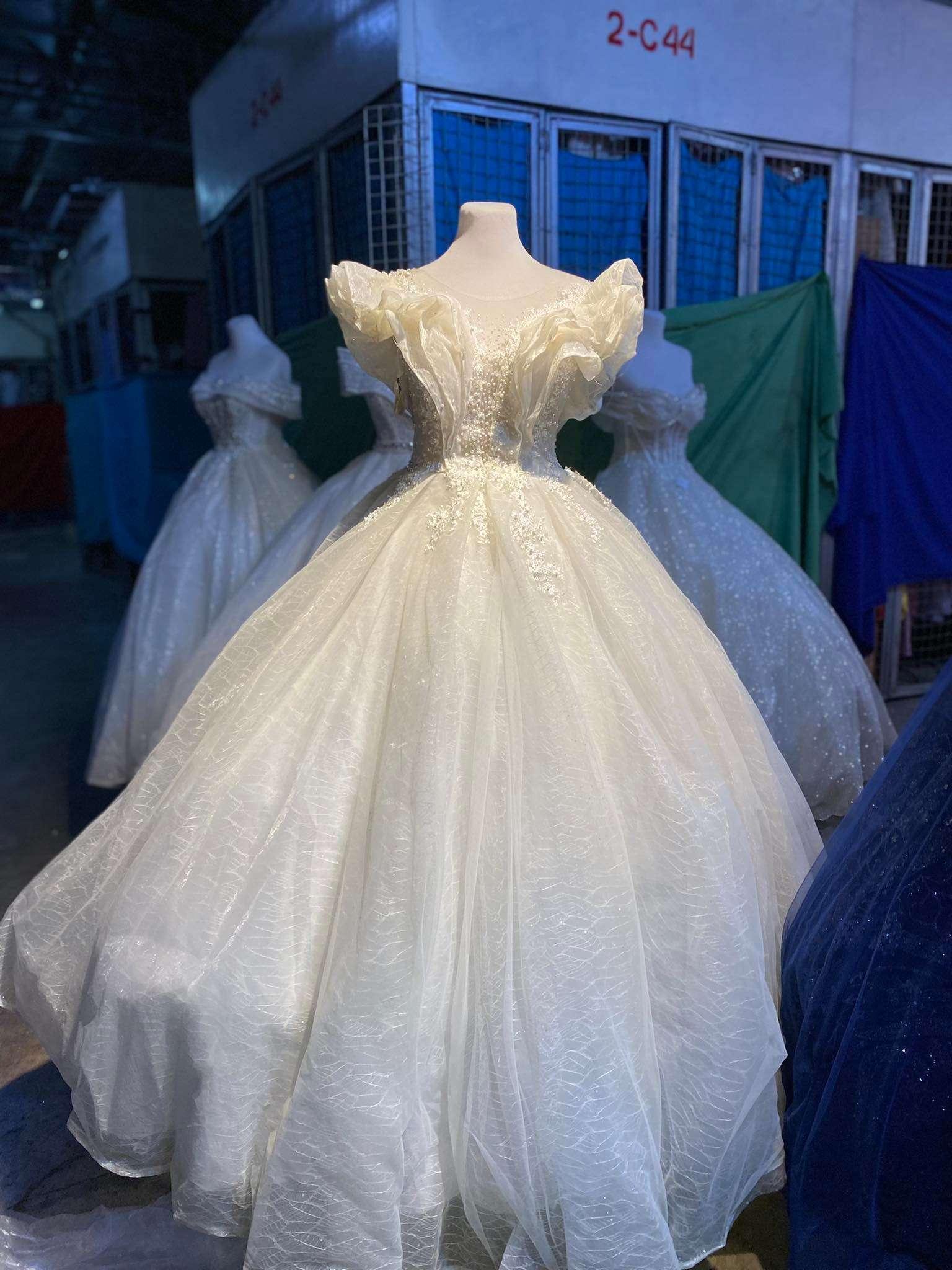 Victorian White Gown