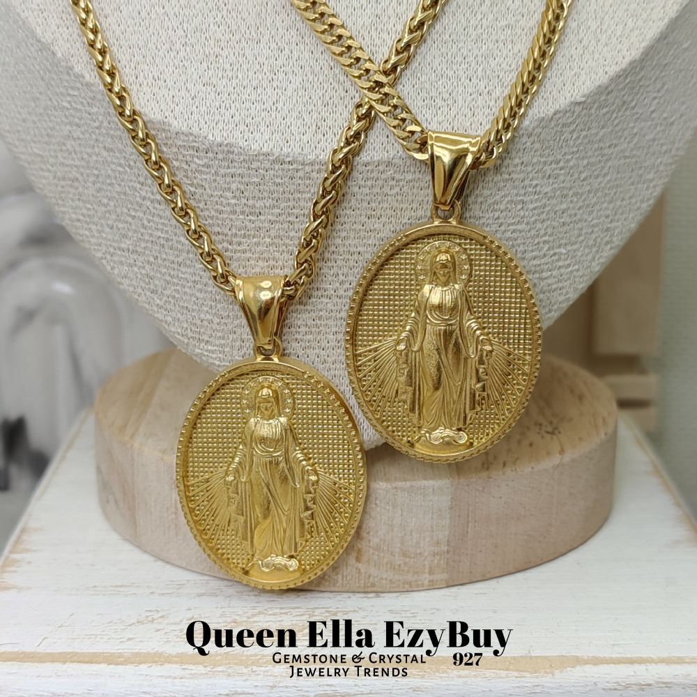 OUR LADY OF MIRACULOUS MEDAL PROTECTION NECKLACE