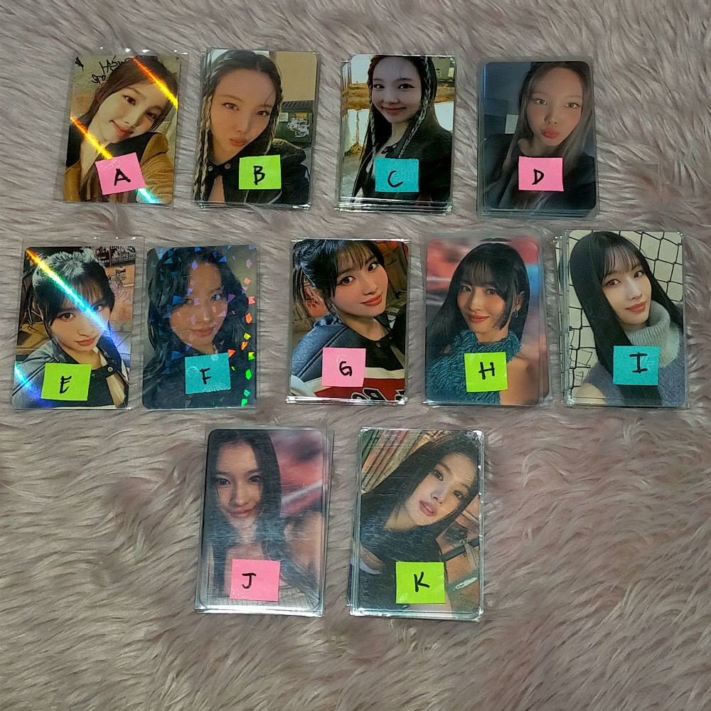 TWICE LUCKY DRAW POBCARDS - NAYEON, MOMO, SANA