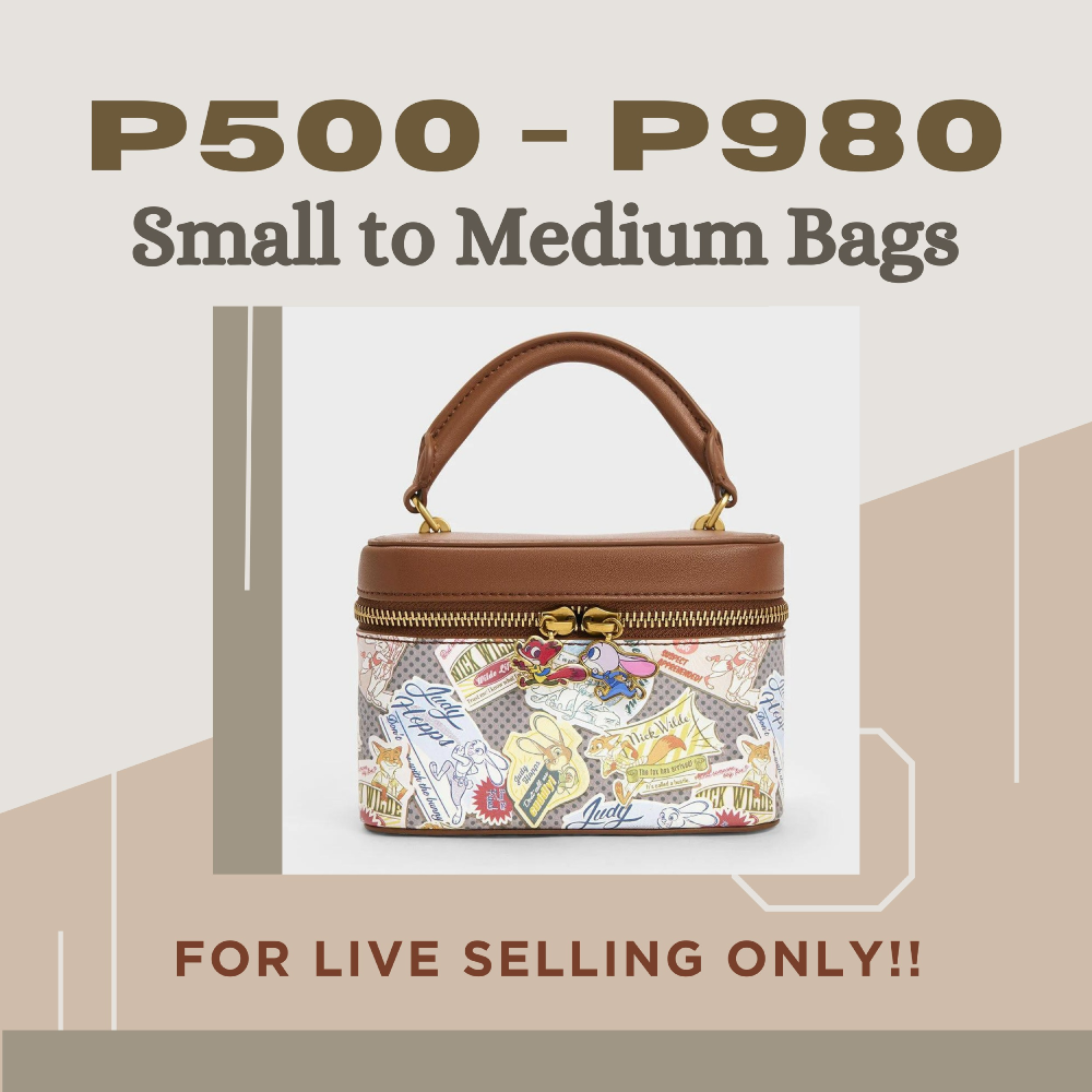 [ P500 - P980 ] SMALL TO MEDIUM SIZE BAGS