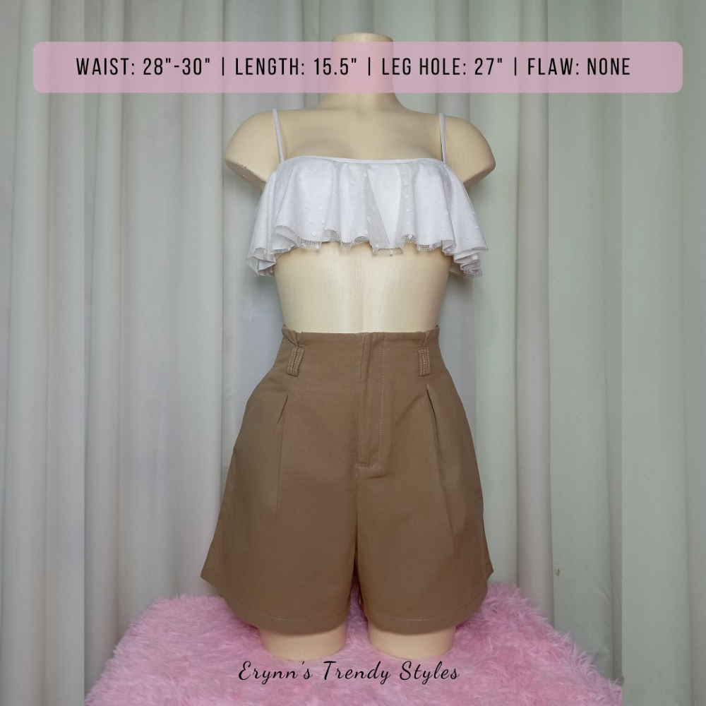 Khaki Highwaist Short TS-16