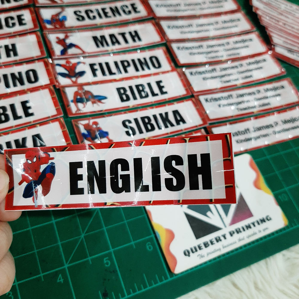 Nametag & Subject/ name Sticker label