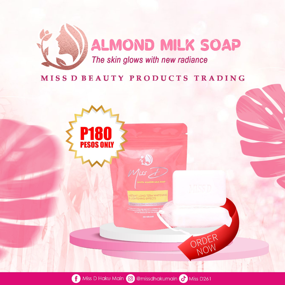 Miss D Gluta Almond Milk Soap