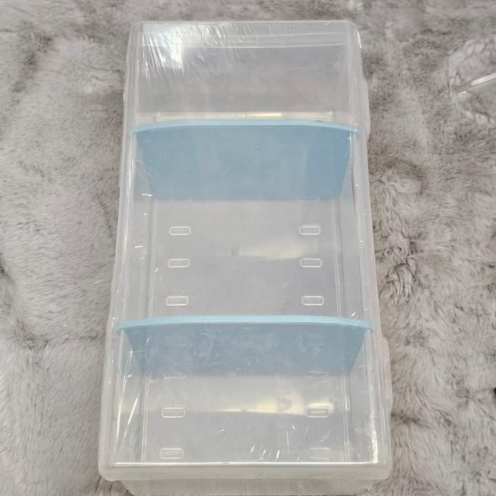 [ONHAND] Trading Card Holder Storage Box with 2 Dividers Japan