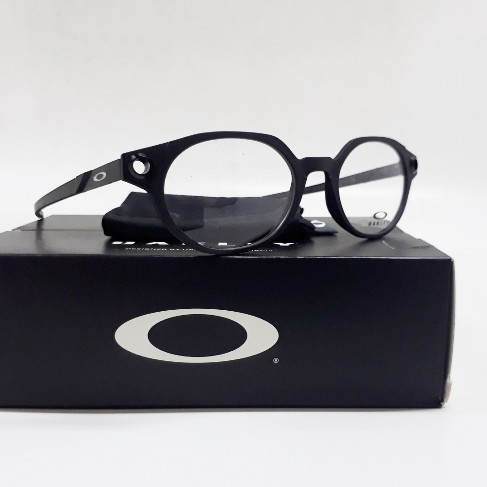 New Oakleyl Rx Bolster 50 Satin Black Frame