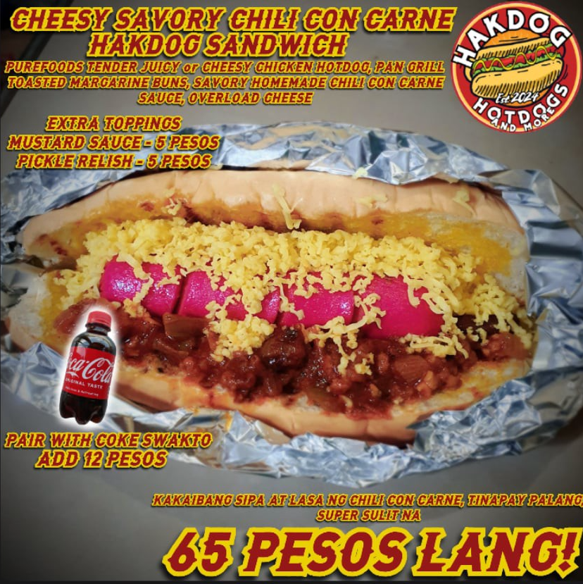 Savory Chili Con Carne Hakdog Sandwich