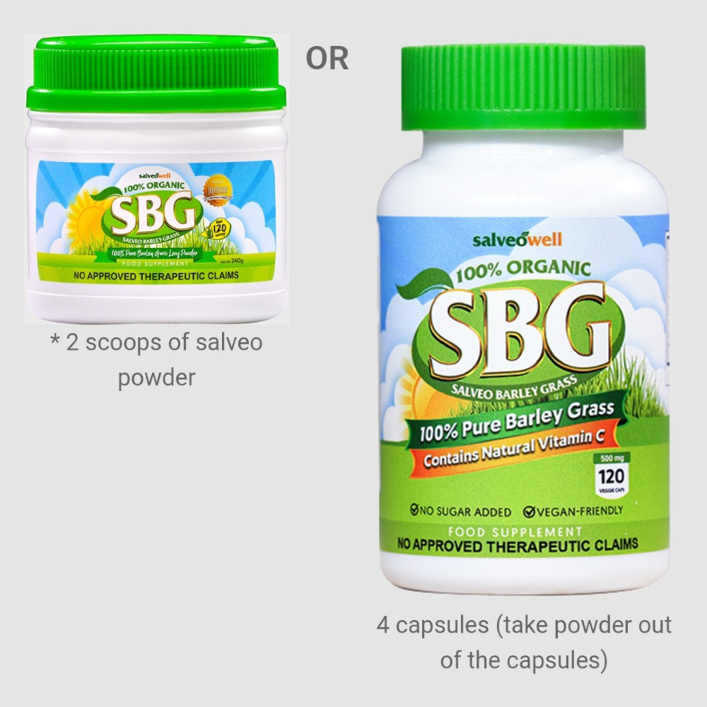 SALVEO BARLEY GRASS CAPSULE 500 MG