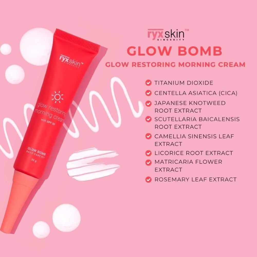 Ryx Glowbomb restoring morning cream