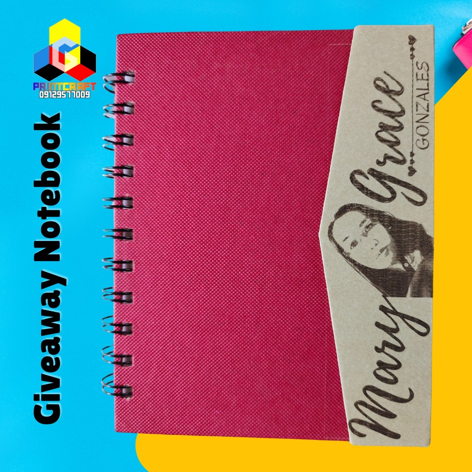 Notebook with Pen, Sticky Notes, Magnetic Lock & Engraving