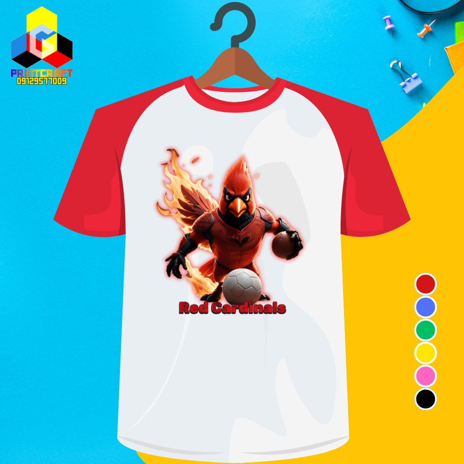 T-Shirt with Customized Prints for School Clubs, Intramurals, Reunion, Any Occasion
