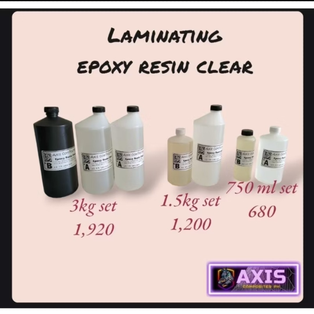 9KG set LAMINATING EPOXY RESIN CLEAR 9KG SET