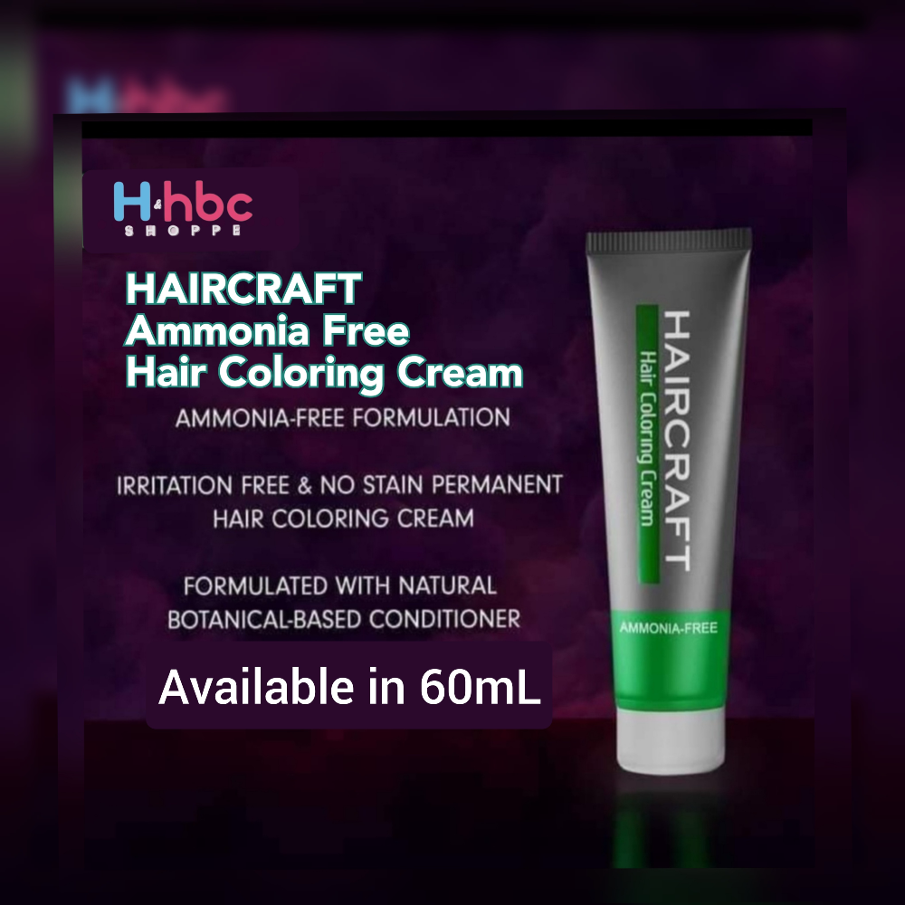 Haircraft Ammonia Free Hair Coloring Cream 60mL