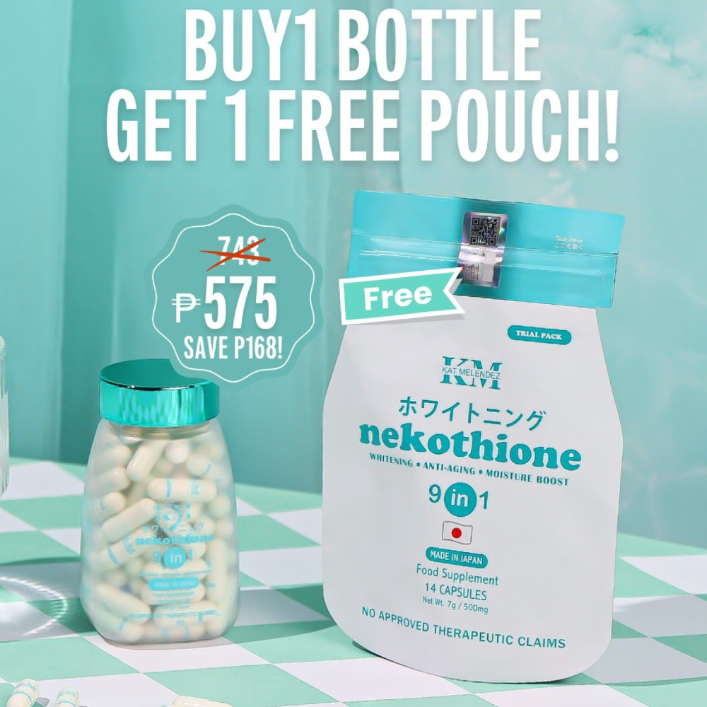 NEKOTHIONE Buy 1 Bottle Take 1 Free Pouch | Food Supplement | By Kat Melendez