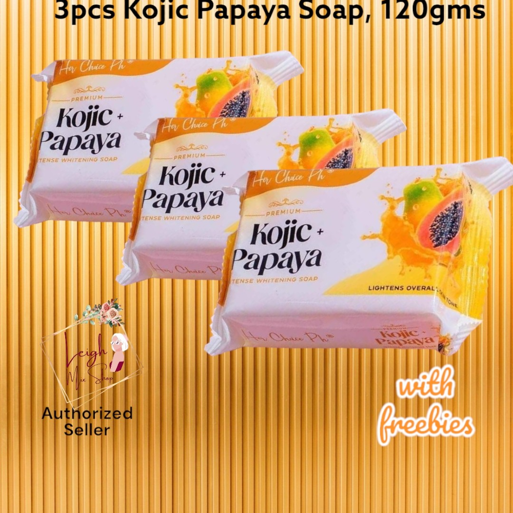 Her Choice Kojic Papaya Soap 3pcs