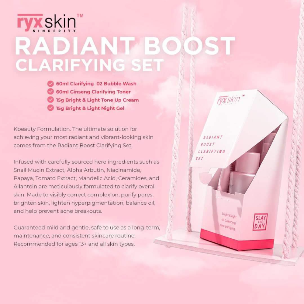 Ryx Radiant Boost Clarifying Set
