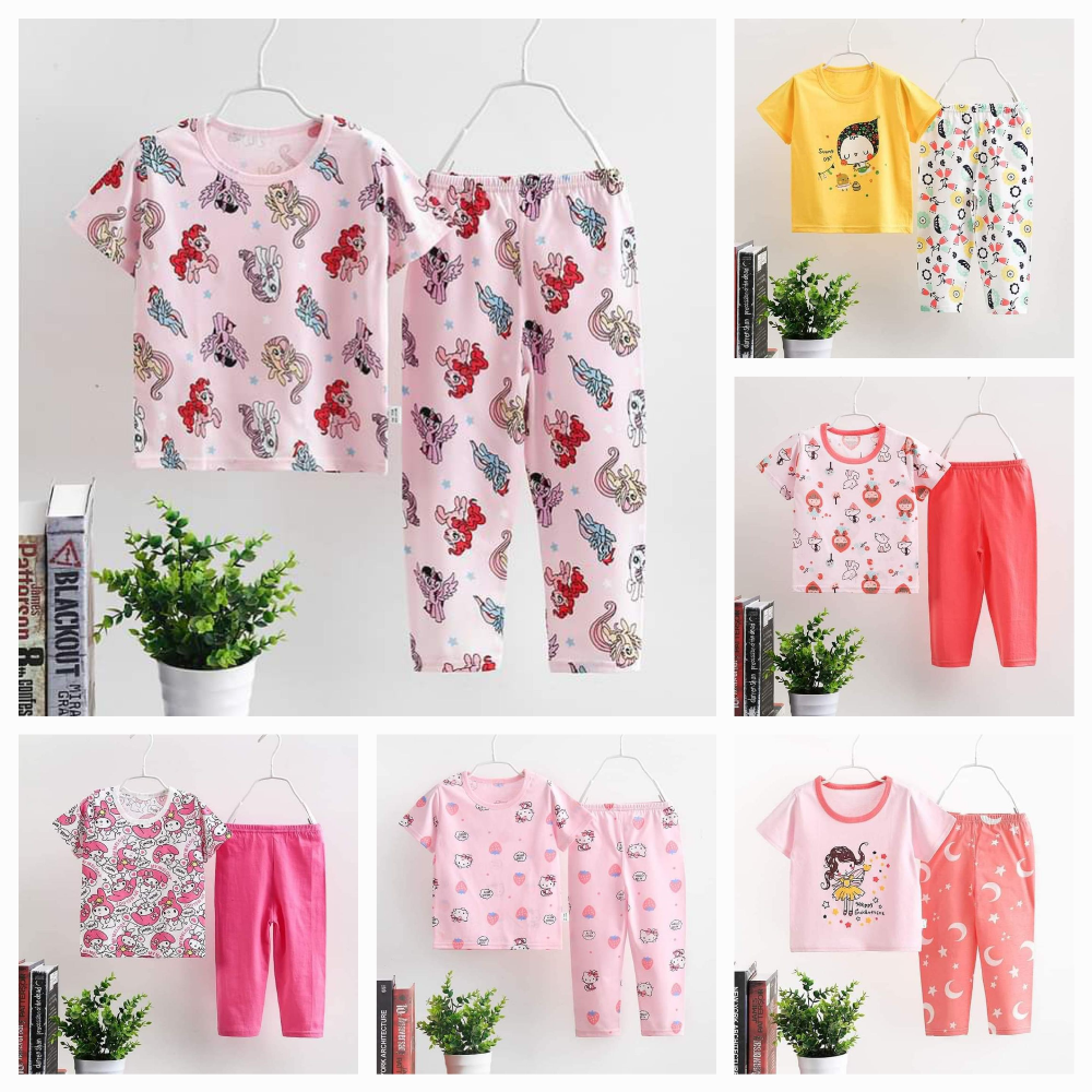 Shortsleeves Pajama Set Girls