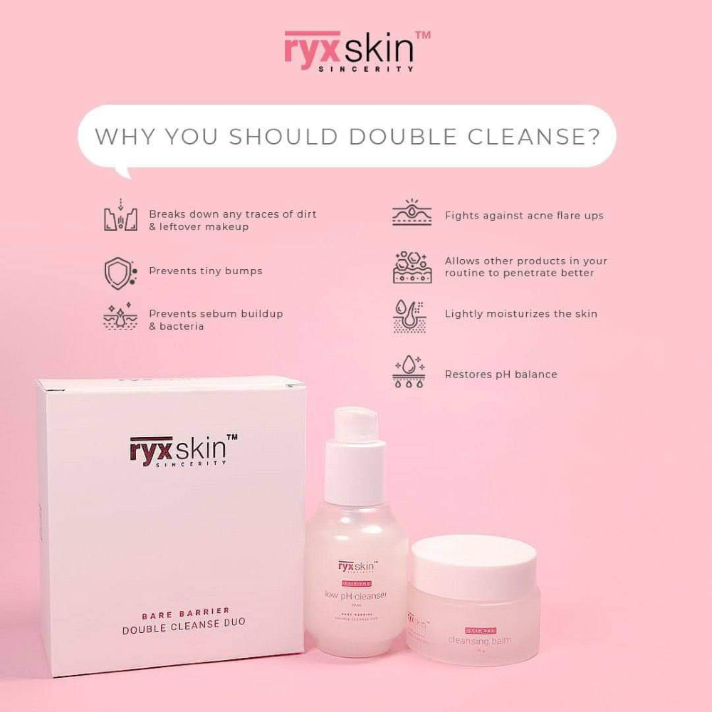 Ryx Bare Barrier Double cleanse Duo