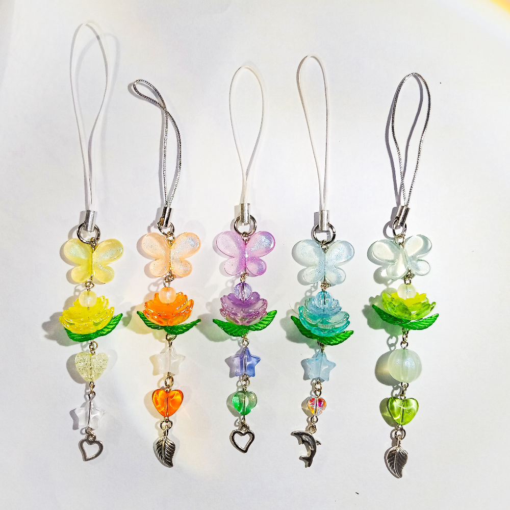 Lotus Phone Charm 