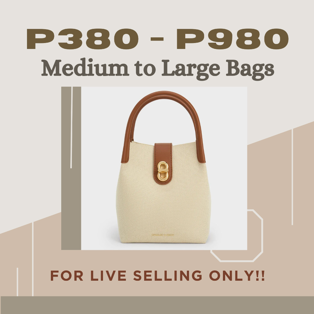 [ P380 - P980 ] MEDIUM TO LARGE SIZE BAGS