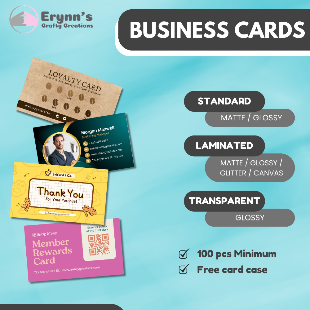 100 pcs Business Cards Printing