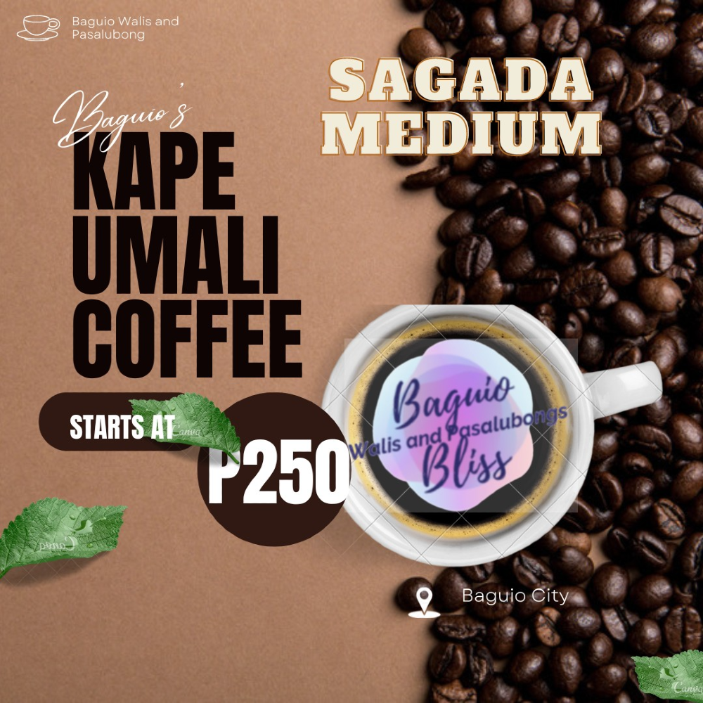 Kape Umali Sagada Medium Coffee (Paper bag packaging,, Foil in other listing)