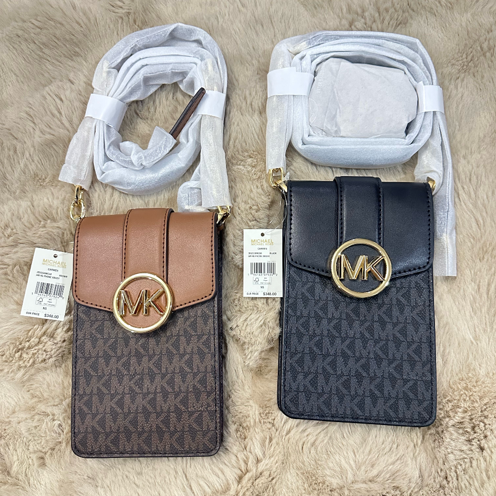 Michael Kors Carmen Small Logo Smartphone Crossbody Bag