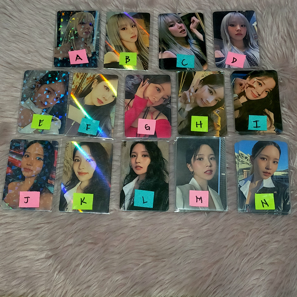 TWICE READY TO BE LUCKY DRAW PHOTOCARDS - Chaeyoung, Dahyun, Mina