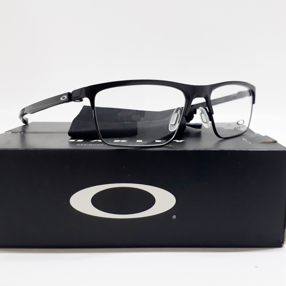 New Oakley Rx Cartridge 54 Satin Black Titanium Frame