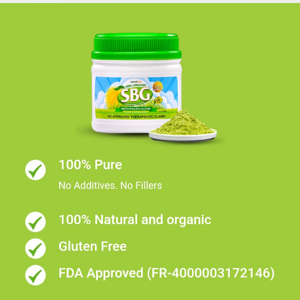 SALVEO BARLEY GRASS JAR 240G