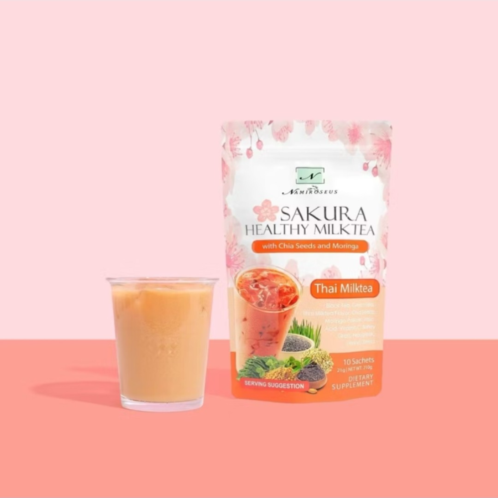 SAKURA HEALTHY MILK TEA BY NAMIROUES 