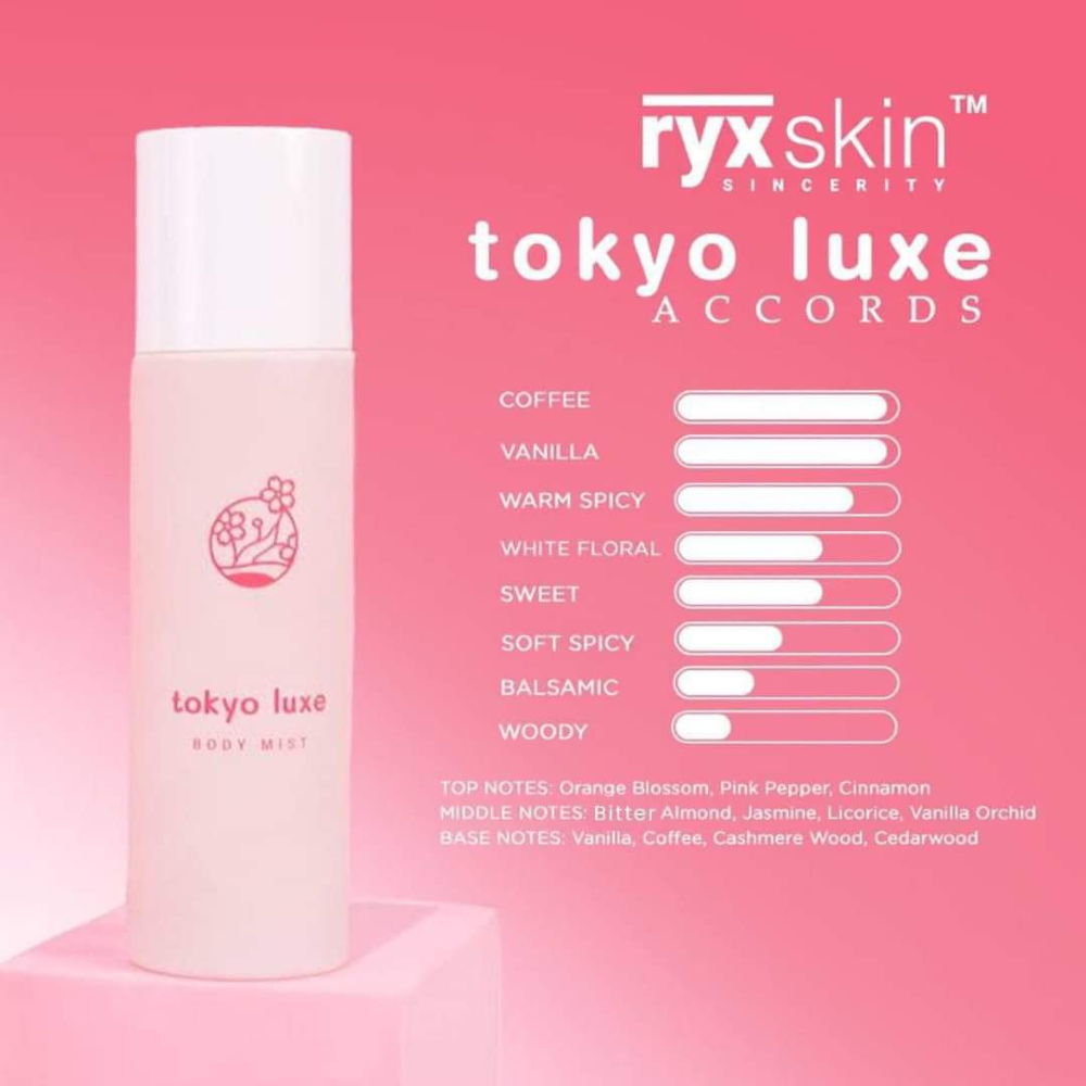 Ryx Tokyo luxe body mist 100ml