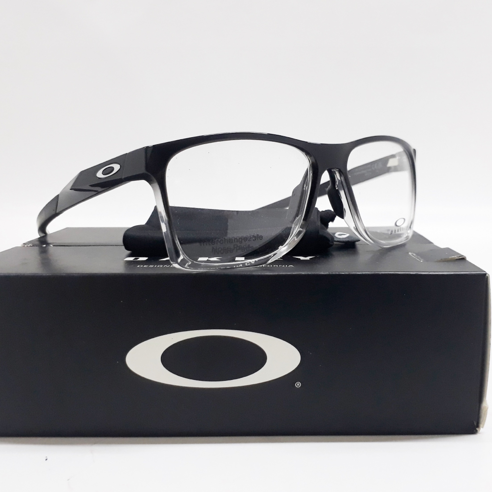 New Oakleyl Rx Activate 55 Black Ink Fade Frame