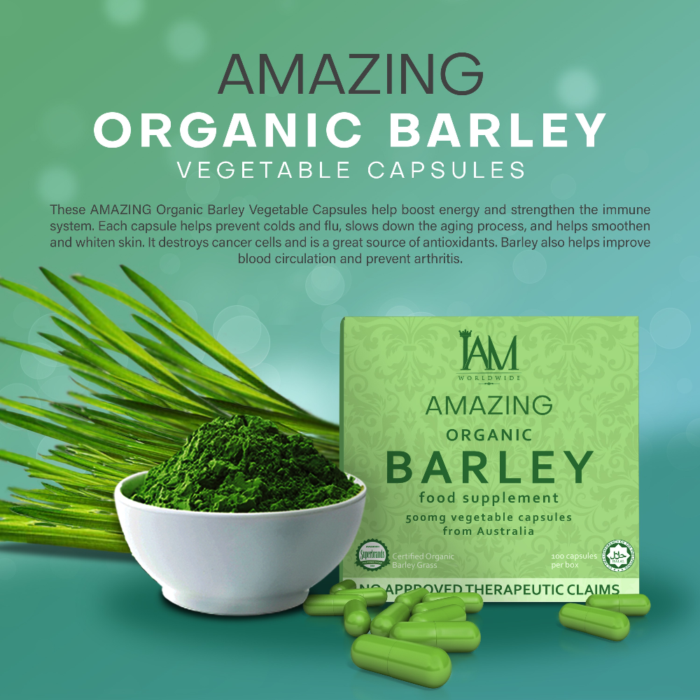 Amazing Pure Organic Barley Capsule
