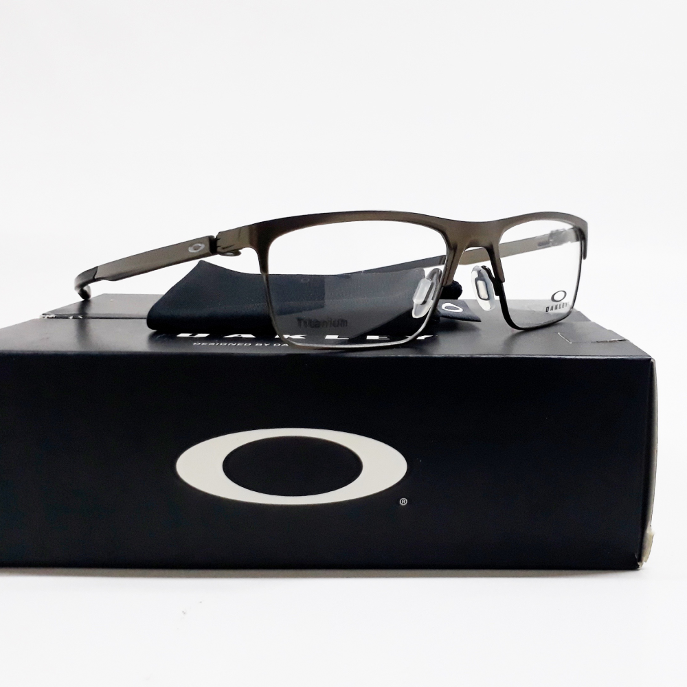 New Oakley Rx Cartridge 52 Pewter Titanium Frame