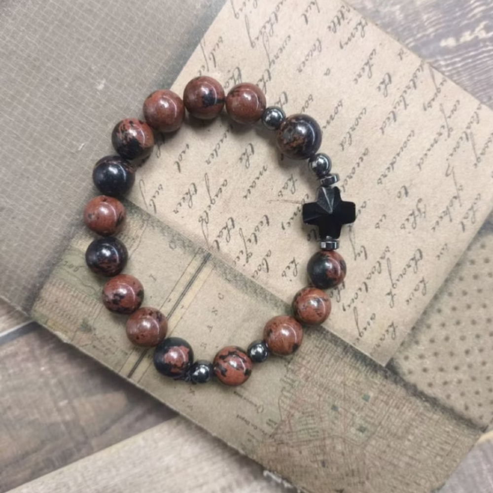 Mahogany Rosary Braceley