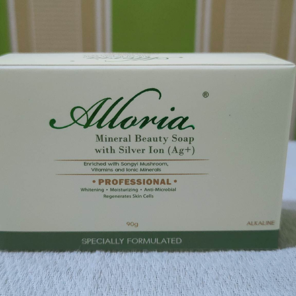 ALLORIA Mineral Beauty Soap with Silver Ion (Ag+)