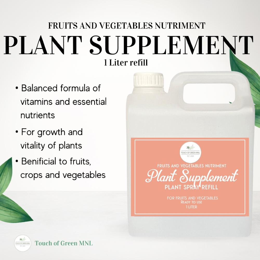 Plant supplement -for fruits,crops and vegetables 