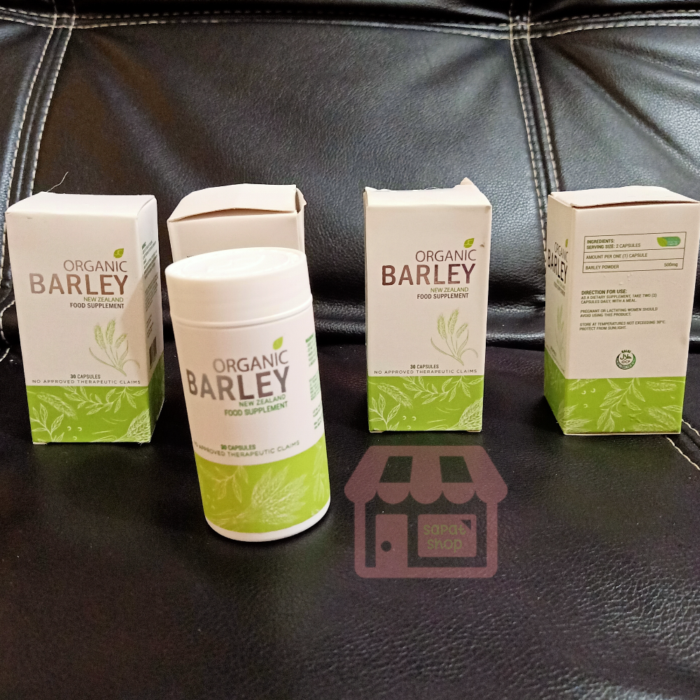 JC ORGANIC BARLEY CAPSULE 📣PROMO‼️ FREE CM KF94 ❣️Save 70