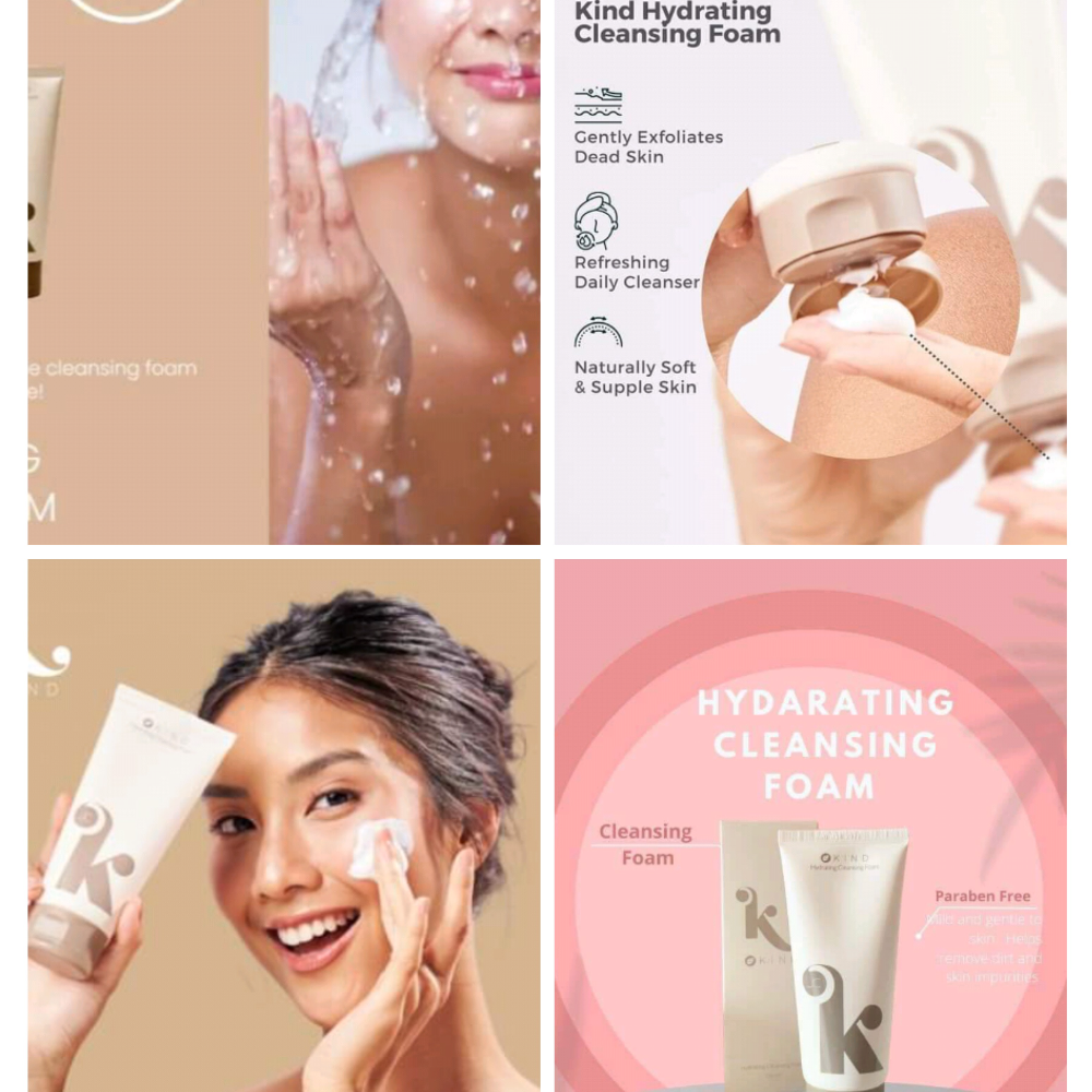 PAMIGAY📣KIND HYDRATING CLEANSING FOAM ( FREE COPPERMASK)
