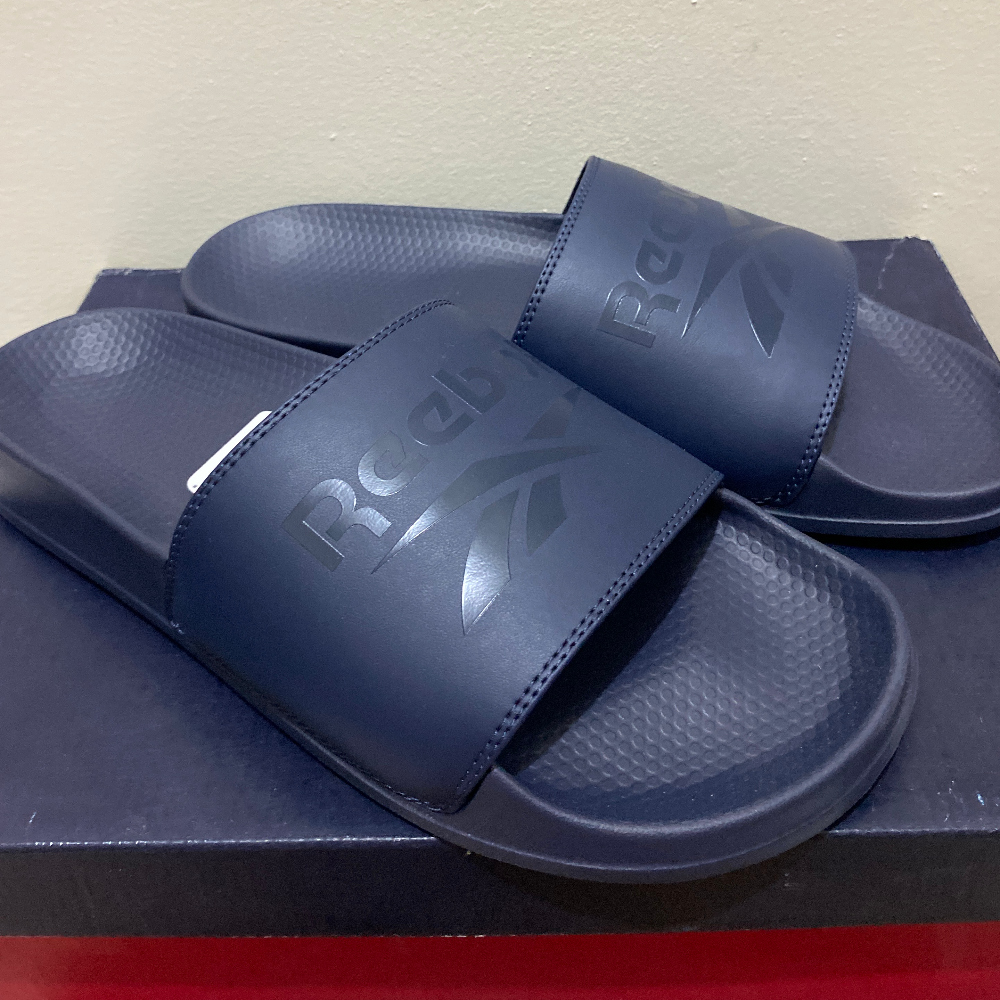 Reebok Slides Navy Plain FZ4282