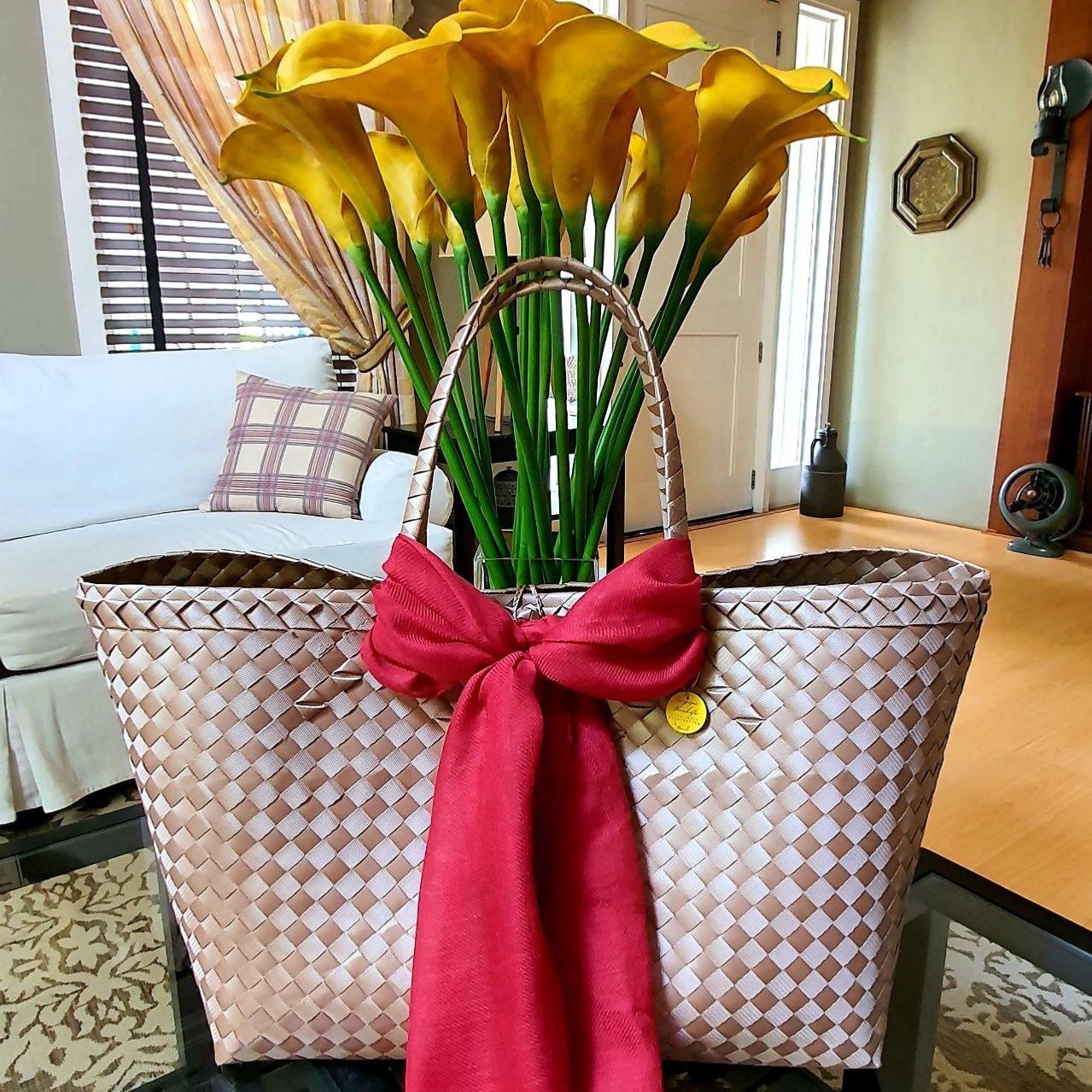 “SUMMER” Large Bayong Basket