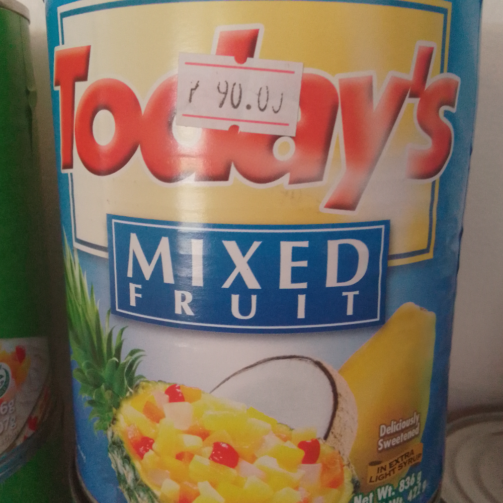 Today's Mixed Fruits 836g